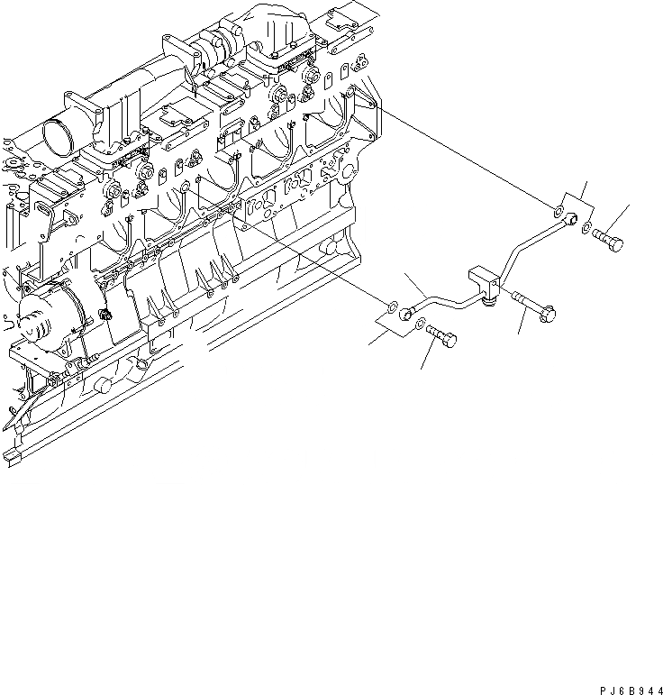 Схема запчастей Komatsu SAA6D170E-3F-8 - ВОЗВРАТ ТОПЛИВА(№9-) ДВИГАТЕЛЬ