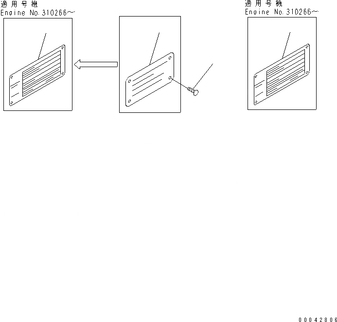 Схема запчастей Komatsu SAA6D170E-3F-8 - ДВИГАТЕЛЬ ТАБЛИЧКИ (АНГЛ.)(№-) ДВИГАТЕЛЬ