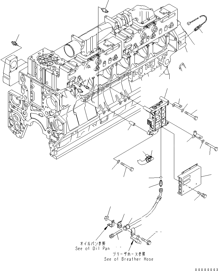 Схема запчастей Komatsu SAA6D170E-3B-8 - УПРАВЛ-Е ПОДАЧ. ТОПЛИВА КЛАПАН (ДЛЯ ВЫСОКОСЕРНИСТОГО ТОПЛИВА)(№7-) ДВИГАТЕЛЬ