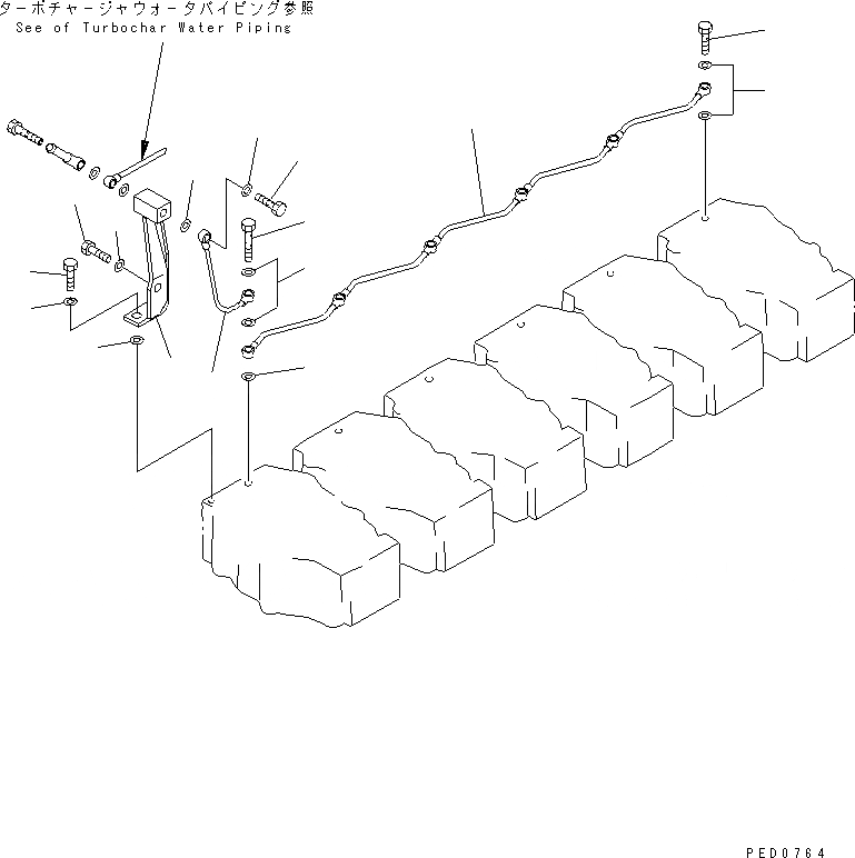 Схема запчастей Komatsu SAA6D140E-2E-8 - ВОЗДУШН. ВЕНТИЛЯЦИЯ (МОРОЗОУСТОЙЧИВ. СПЕЦИФИКАЦИЯ.)(№7-) ДВИГАТЕЛЬ