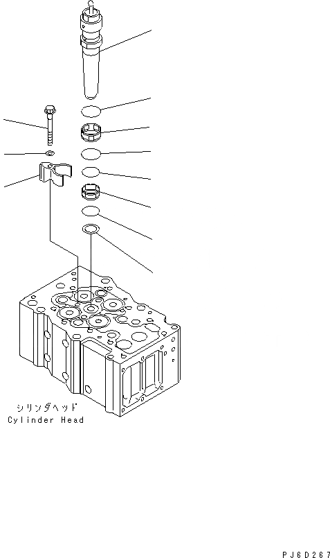 Схема запчастей Komatsu SAA6D170E-3F-8 - ТОПЛИВН. ВПРЫСК ДВИГАТЕЛЬ