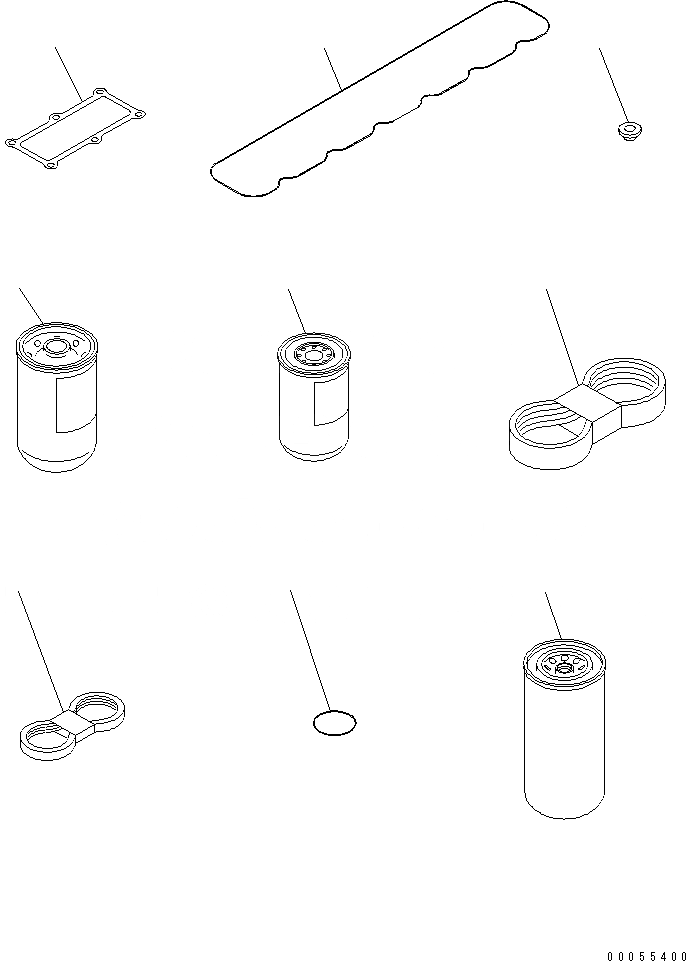 Схема запчастей Komatsu SAA6D108E-2A-8 - ЗАП. ЧАСТИ (ДЛЯ A ГЕНЕРАТОР)(№-) ДВИГАТЕЛЬ