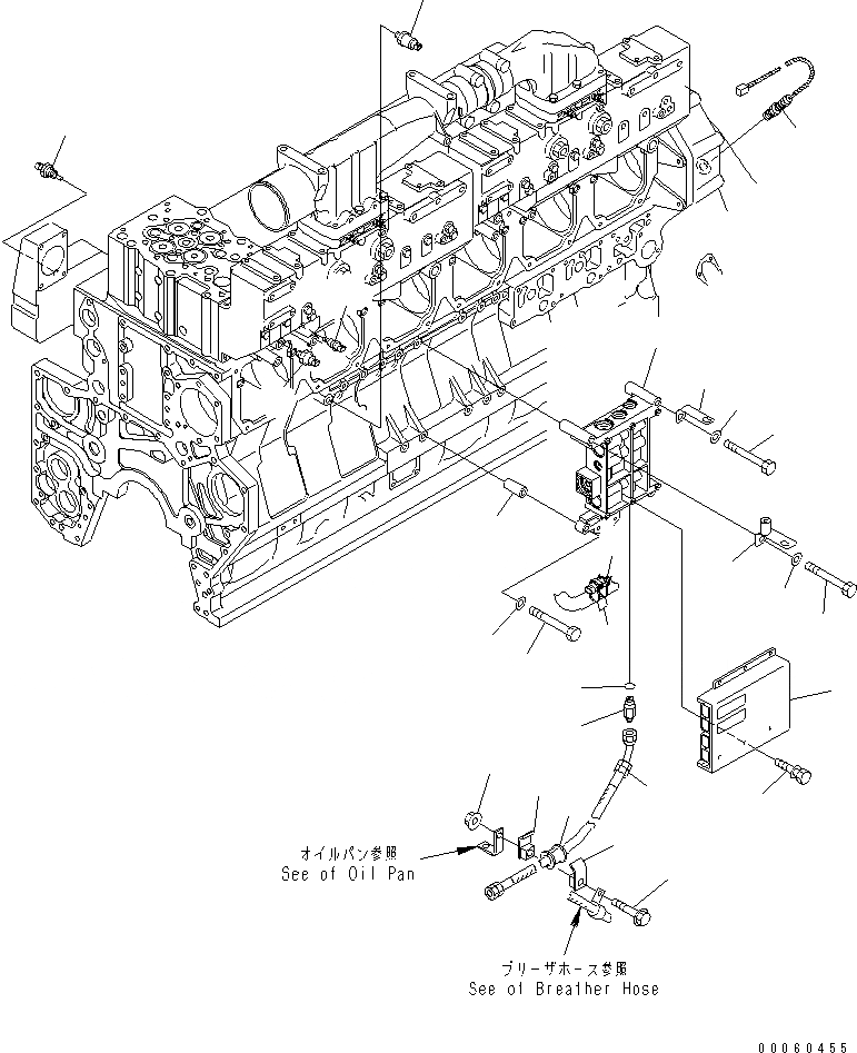 Схема запчастей Komatsu SAA6D170E-3D-8 - УПРАВЛ-Е ПОДАЧ. ТОПЛИВА КЛАПАН И КОНТРОЛЛЕР (ДЛЯ ВЫСОКОСЕРНИСТОГО ТОПЛИВА)(№-) ДВИГАТЕЛЬ