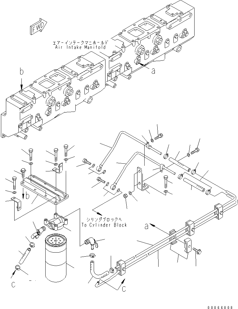 Схема запчастей Komatsu SAA6D170E-3D-8 - АНТИКОРРОЗ. ЭЛЕМЕНТ(№-) ДВИГАТЕЛЬ