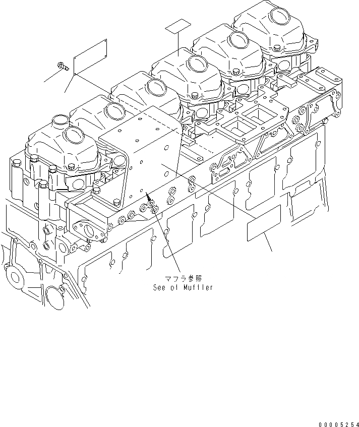 Схема запчастей Komatsu SAA6D125E-3H-8M - ТАБЛИЧКИ (АНГЛ.)(№9-97) ДВИГАТЕЛЬ