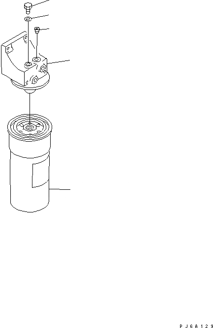 Схема запчастей Komatsu SAA6D140E-2A-8 - ТОПЛИВН. ФИЛЬТР.(№79-) ДВИГАТЕЛЬ