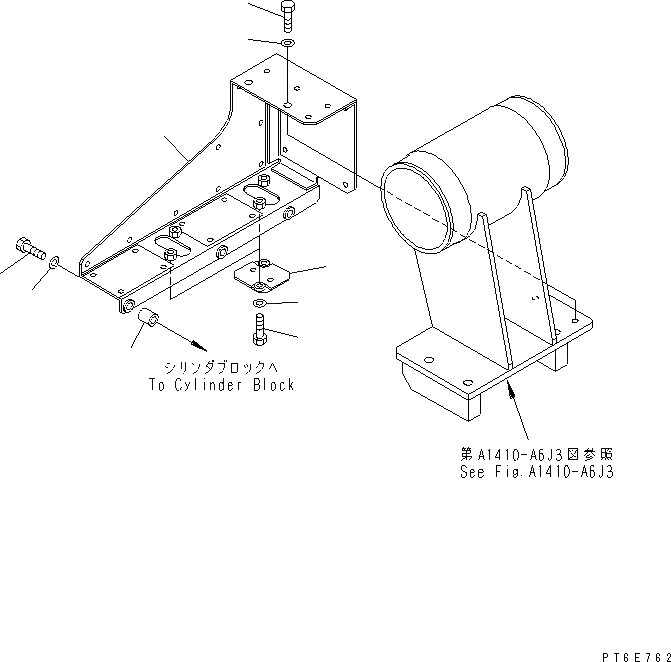 Схема запчастей Komatsu SAA6D170E-3E-8 - ТЕРМОЗАЩИТА(№-) ДВИГАТЕЛЬ