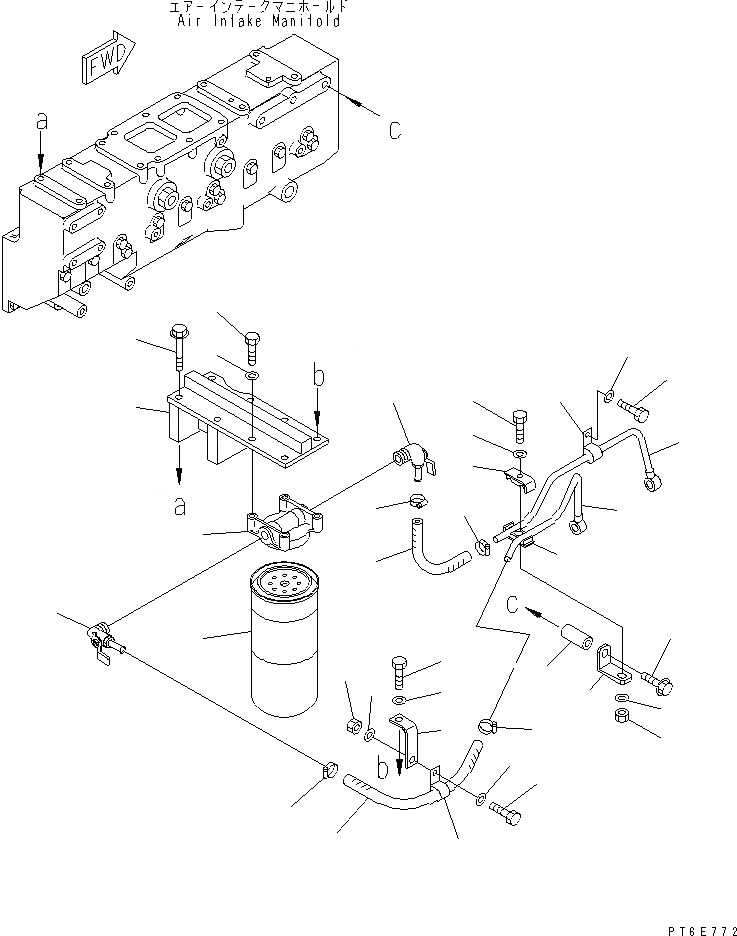 Схема запчастей Komatsu SAA6D170E-3E-8 - АНТИКОРРОЗ. ЭЛЕМЕНТ(№-) ДВИГАТЕЛЬ