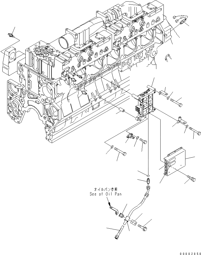 Схема запчастей Komatsu SAA6D170E-3D-8 - УПРАВЛ-Е ПОДАЧ. ТОПЛИВА КЛАПАН(№-) ДВИГАТЕЛЬ