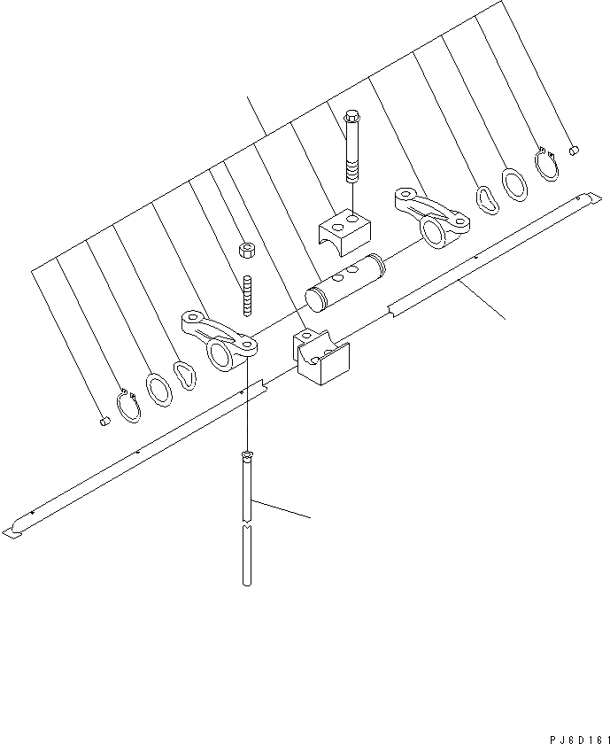 Схема запчастей Komatsu SAA6D114E-2A-KU - КОРОМЫСЛО ДВИГАТЕЛЬ