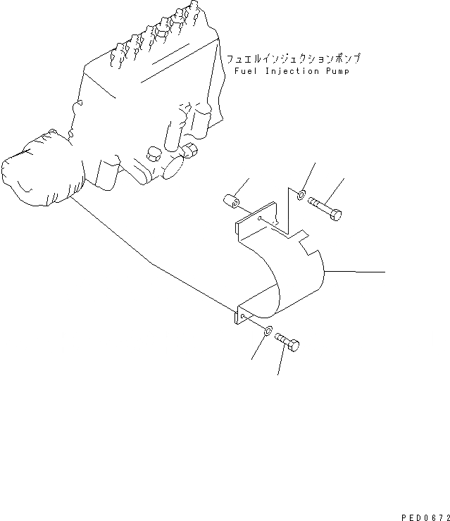 Схема запчастей Komatsu SAA6D140E-2B - ЗАЩИТА ДВИГАТЕЛЬ