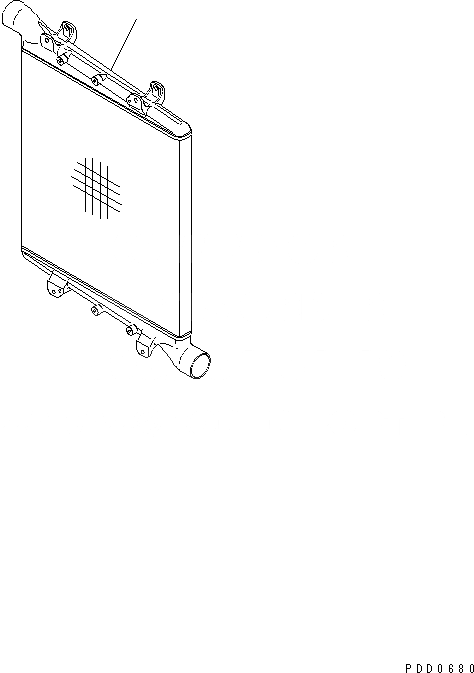 Схема запчастей Komatsu SAA6D170E-2A - ПОСЛЕОХЛАДИТЕЛЬ(№789-97) ДВИГАТЕЛЬ