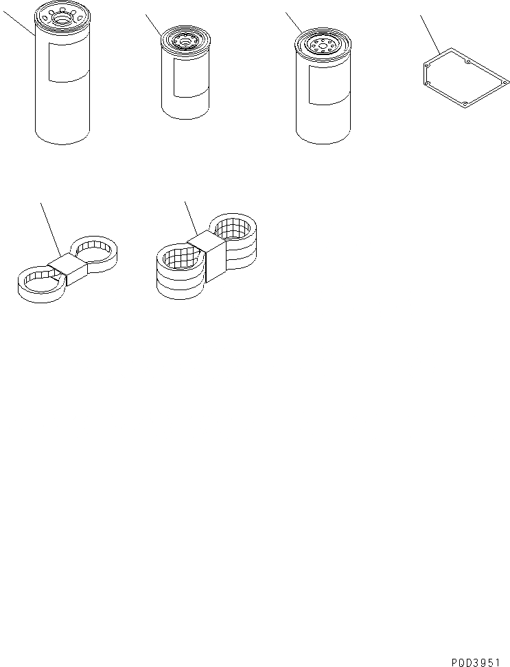 Схема запчастей Komatsu SAA6D170E-2D - ЗАП. ЧАСТИ (E.C. REGULATION)(№79-) ДВИГАТЕЛЬ