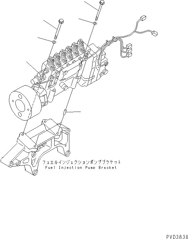 Схема запчастей Komatsu SAA6D170E-2C - КРЕПЛЕНИЕ ТОПЛ. НАСОСА(E.C.DYNAMIC ШУМОПОДАВЛ. СПЕЦ-Я)(№99-) ДВИГАТЕЛЬ