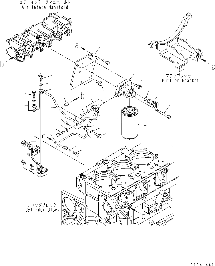 Схема запчастей Komatsu SAA6D140E-5F-K - АНТИКОРРОЗ. ЭЛЕМЕНТ(№-) ДВИГАТЕЛЬ