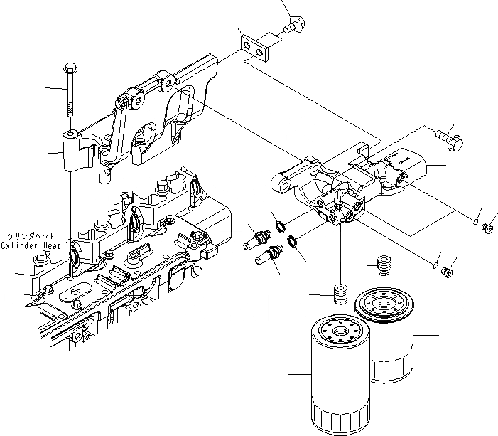 Схема запчастей Komatsu SAA6D114E-3D - ТОПЛИВН. ФИЛЬТР. (EXTRA ПЛОХ. ТОПЛИВО) (ВОДН.+DUST) (ARRANGE) AA ДВИГАТЕЛЬ