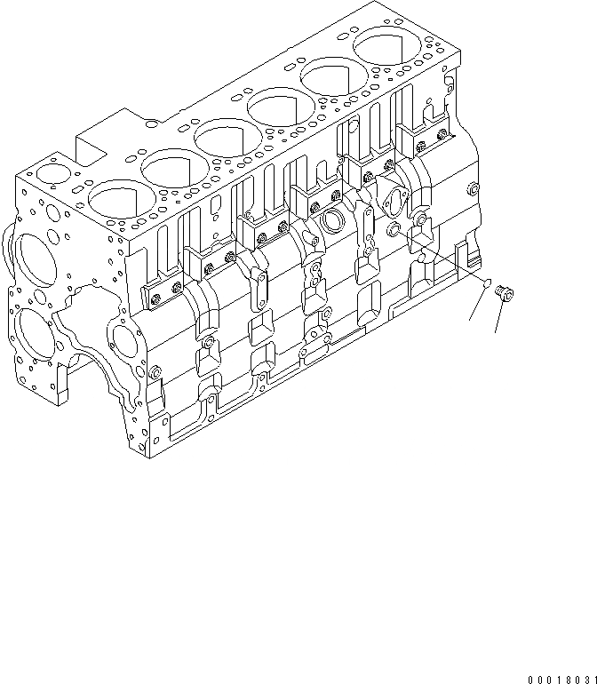 Схема запчастей Komatsu SAA6D114E-2A - ЗАГЛУШКА (ДЛЯ МАСЛ. PRESSURE ПЕРЕКЛЮЧАТЕЛЬ)(№89-) ДВИГАТЕЛЬ