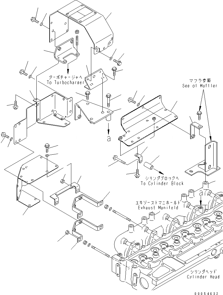 Схема запчастей Komatsu SAA6D114E-2A-A - ТЕРМОЗАЩИТА(№87-) ДВИГАТЕЛЬ