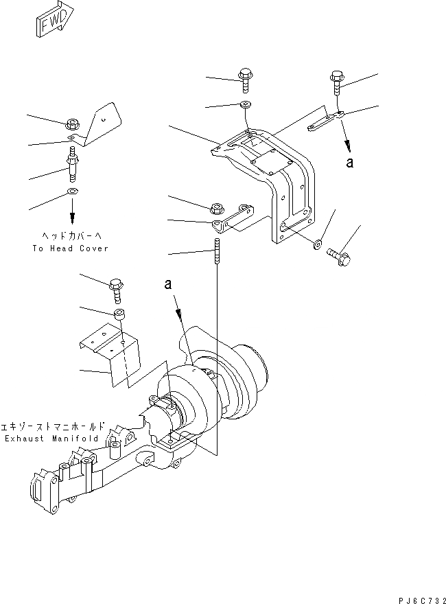 Схема запчастей Komatsu SAA6D102E-2DD-8 - ТЕРМОЗАЩИТА(№88-) ДВИГАТЕЛЬ