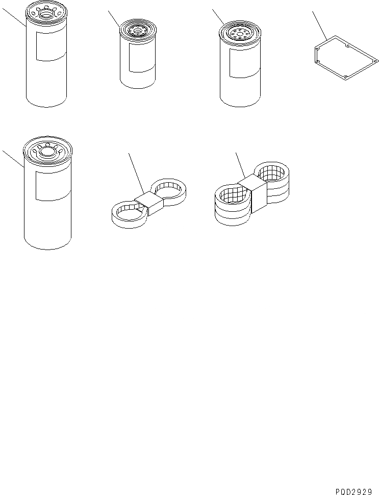 Схема запчастей Komatsu SAA6D170E-2A-8 - ЗАП. ЧАСТИ(№98-) ДВИГАТЕЛЬ