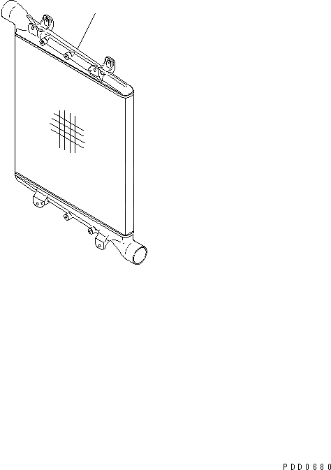 Схема запчастей Komatsu SAA6D170E-2A-8 - ПОСЛЕОХЛАДИТЕЛЬ(№789-97) ДВИГАТЕЛЬ