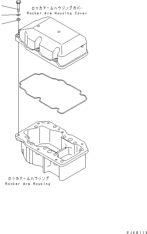 Схема запчастей Komatsu SAA6D170E-3BC-8C - КРЫШКА ГОЛОВКИ КОМПОНЕНТЫ ДВИГАТЕЛЬ
