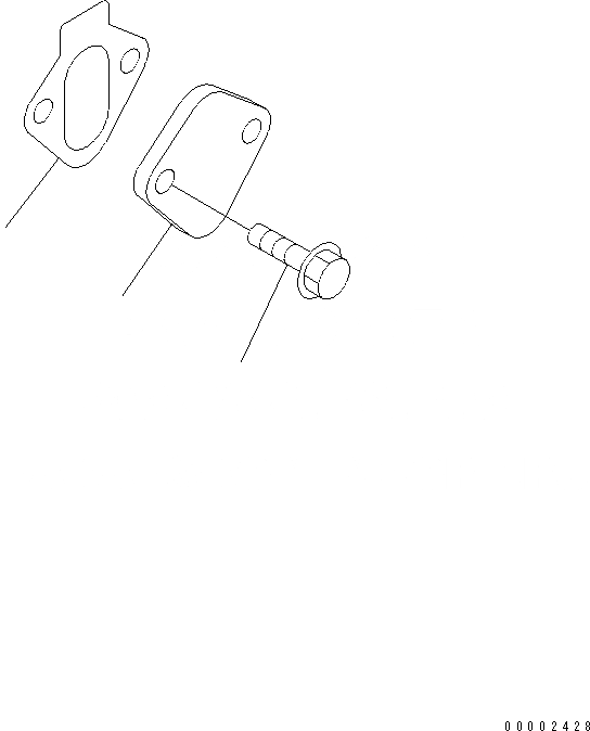 Схема запчастей Komatsu SAA6D102E-2-PW - ЗАГЛУШКА БЛОКА ЦИЛИНДРОВ(№-) ДВИГАТЕЛЬ