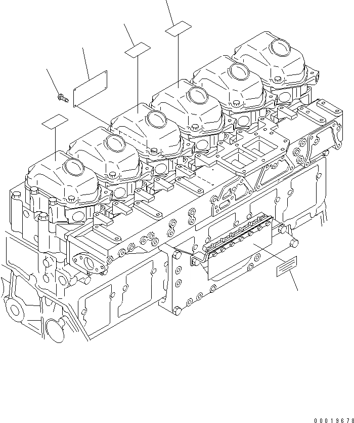 Схема запчастей Komatsu SAA6D125E-3L-8A - ТАБЛИЧКИ (ЯПОН.-АНГЛ.)(№8-) ДВИГАТЕЛЬ