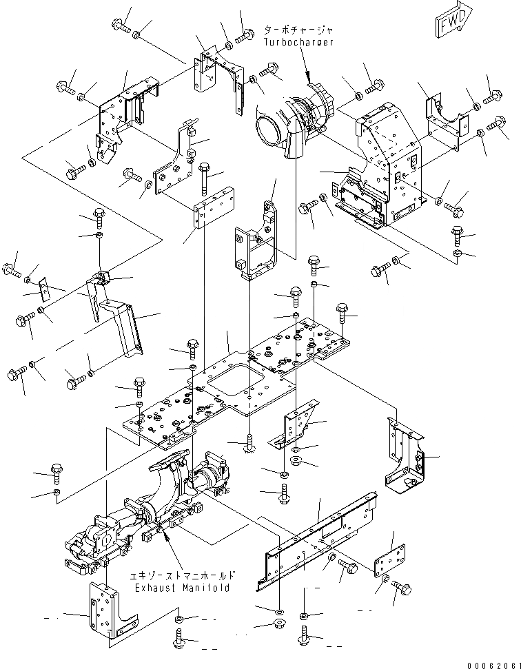 Схема запчастей Komatsu SAA6D125E-5C-02 - ТЕРМОЗАЩИТА (/) (ДЛЯ EX. КОЛЛЕКТОР И TURBO.) (LANDFILL СПЕЦ-Я.)(№9-) ДВИГАТЕЛЬ