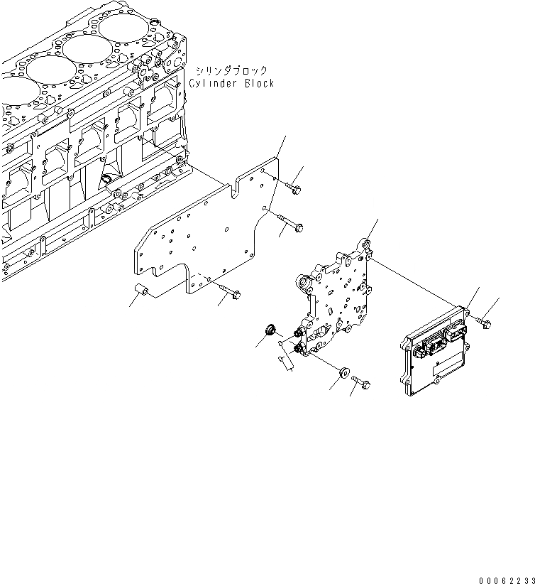 Схема запчастей Komatsu SAA6D125E-5C-02 - УПРАВЛЕНИЕ ПОДАЧ. ТОПЛИВА (LANDFILL СПЕЦ-Я.)(№9-) ДВИГАТЕЛЬ