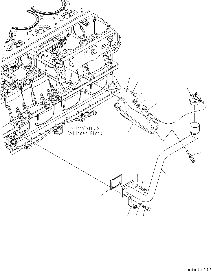 Схема запчастей Komatsu SAA6D170E-5C-01 - МАСЛОНАЛИВНОЙ ПАТРУБОК(№7-) ДВИГАТЕЛЬ