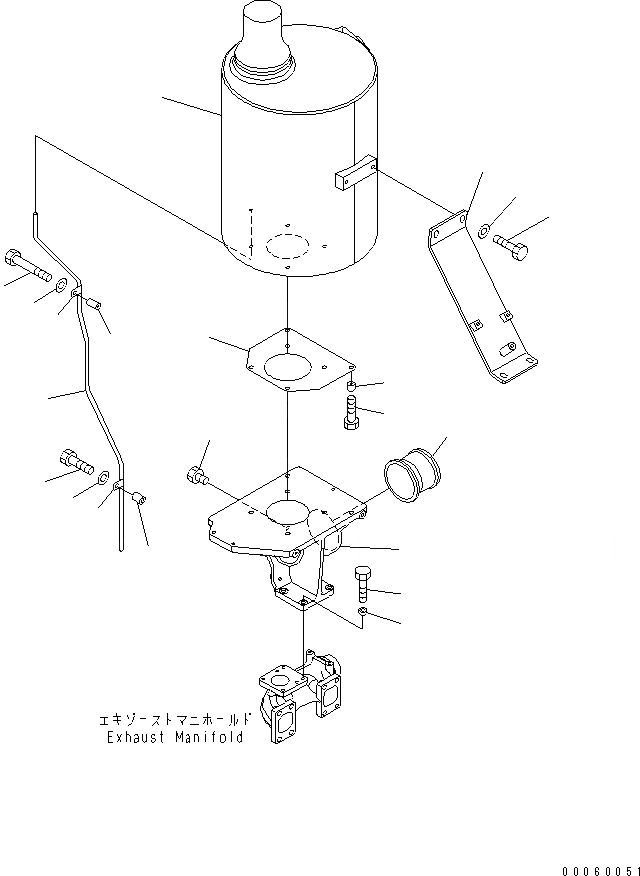 Схема запчастей Komatsu SAA6D140E-5G-02 - ГЛУШИТЕЛЬ (LANDFILL СПЕЦ-Я.)(№-) ДВИГАТЕЛЬ