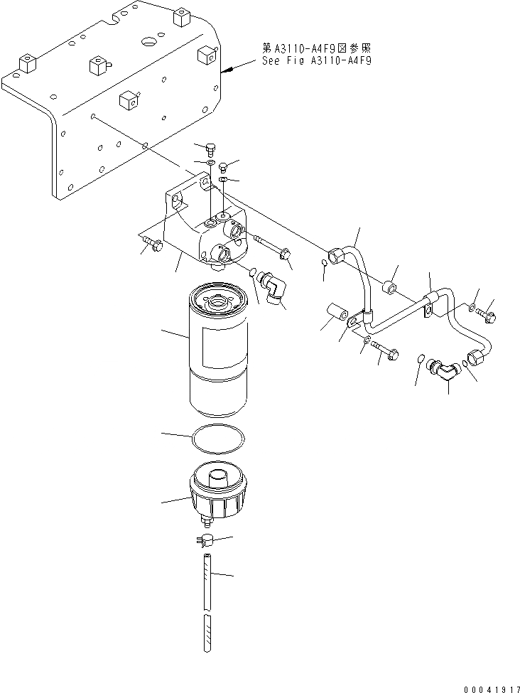 Схема запчастей Komatsu SAA6D140E-5G-02 - PRE ФИЛЬТР. (РЕЗЬБА -/)(№-) ДВИГАТЕЛЬ