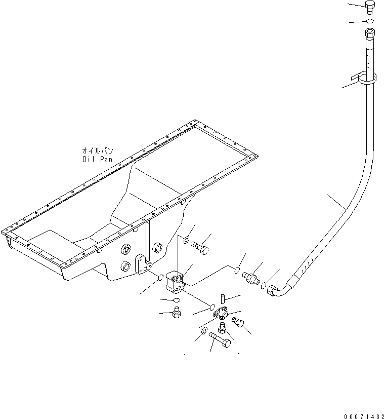 Схема запчастей Komatsu SAA6D170E-5D-01 - ДРЕНАЖ КЛАПАН (PRE-LUB СПЕЦ-Я.) (БЕЗ VEHICLE HEALT СИСТЕМА МОНИТОРА)(№79-) ДВИГАТЕЛЬ