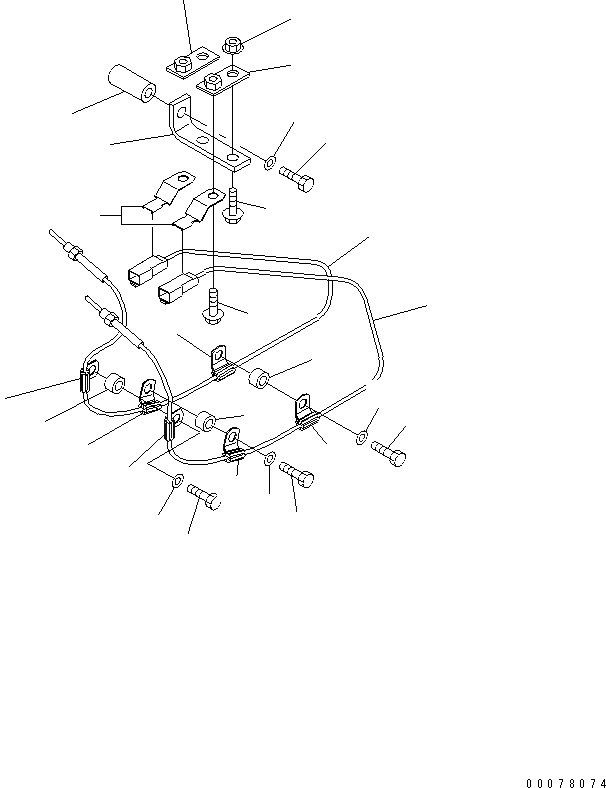 Схема запчастей Komatsu SAA6D170E-5B-02 - ДАТЧИК ТЕМПЕР. ВЫХЛ. ГАЗОВ(№9-) ДВИГАТЕЛЬ