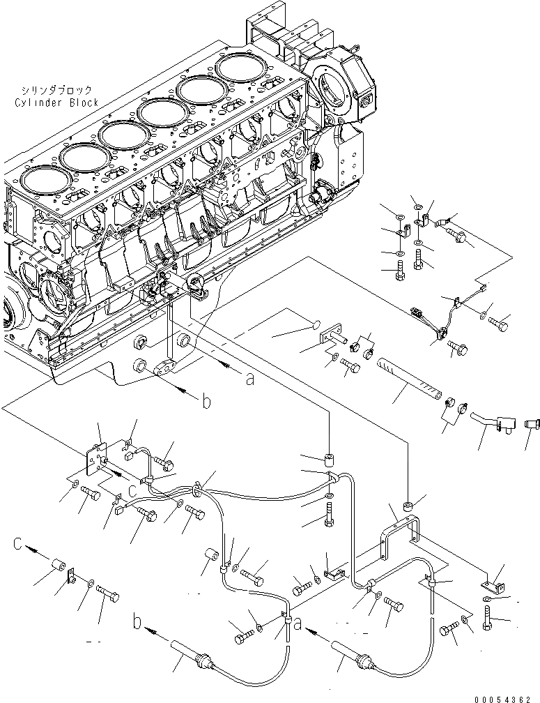Схема запчастей Komatsu SAA6D170E-5AR-W - ОБОГРЕВ. МАСЛ. ПОДДОНА И ДАТЧИК УР-НЯ МАСЛА (ХОЛОДН. МЕСТН. (A) СПЕЦ-Я.)(№-) ДВИГАТЕЛЬ