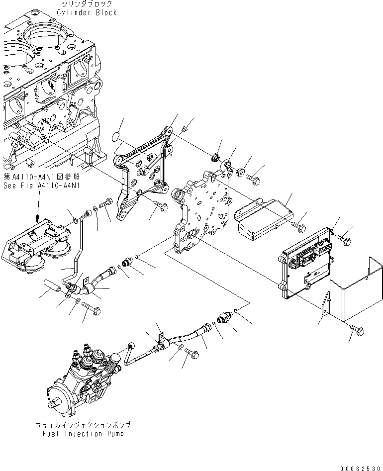 Схема запчастей Komatsu SAA6D140E-5GR-W - ТОПЛИВН. ВПРЫСК КОНТРОЛЛЕР (HARD ВОДН. AREA ARRANGEMENT СПЕЦ-Я.)(№-) ДВИГАТЕЛЬ