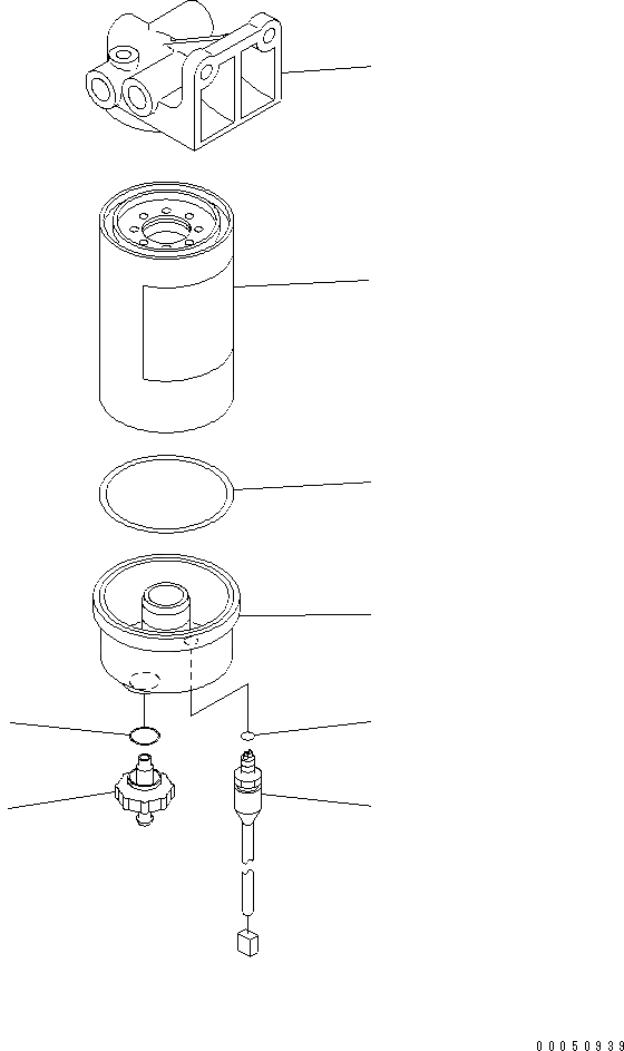 Схема запчастей Komatsu SAA6D114E-3D-WT - ТОПЛИВН. PRE-ФИЛЬТР.(№88-) ДВИГАТЕЛЬ