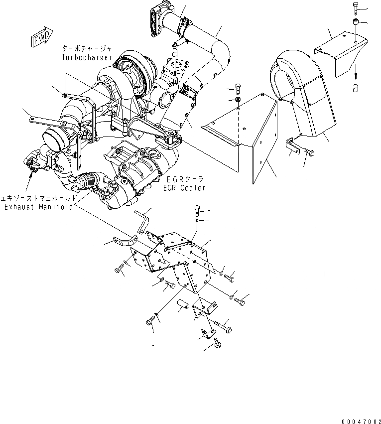 Схема запчастей Komatsu SAA6D125E-5F-02 - ТЕРМОЗАЩИТА(№-) ДВИГАТЕЛЬ