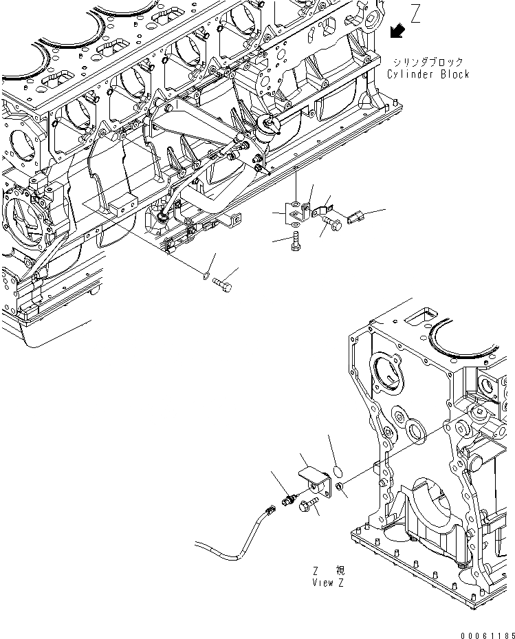 Схема запчастей Komatsu SAA6D170E-5DR-W - ЭЛЕМЕНТЫ БЛОКА ЦИЛИНДРОВ (/) (ДАТЧИК ТЕМПЕРАТУРЫ ВОДЫ) (ПОДОГРЕВАТЕЛЬ ХЛАДАГЕНТА СПЕЦ-Я.)(№7-99) ДВИГАТЕЛЬ