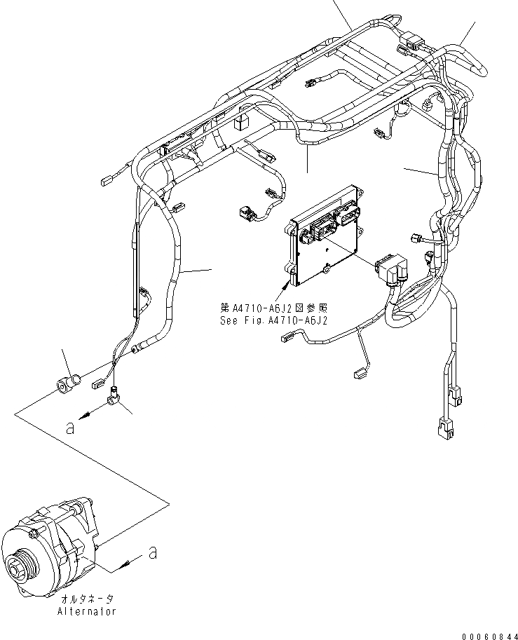 Схема запчастей Komatsu SAA6D170E-5DR-W - ЭЛЕКТР. ЭЛЕКТРОПРОВОДКА(№7-) ДВИГАТЕЛЬ