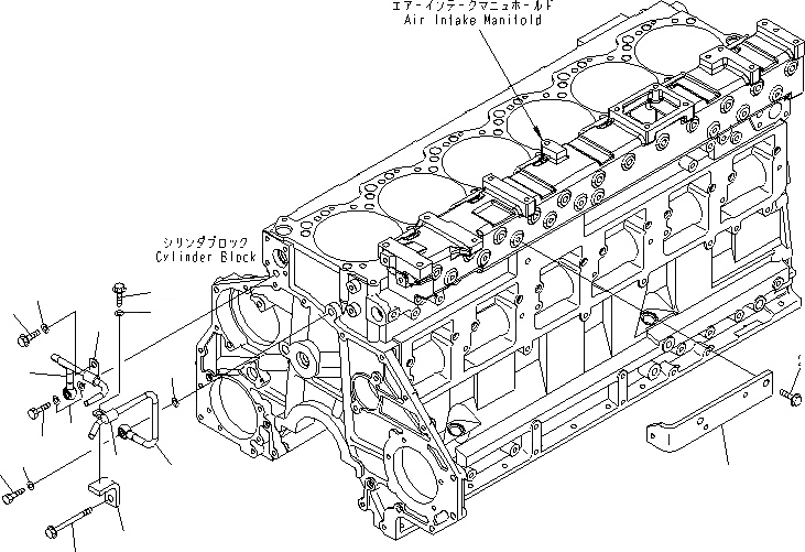 Схема запчастей Komatsu SAA6D125E-5CR-W - АНТИКОРРОЗ. ЭЛЕМЕНТ ДВИГАТЕЛЬ
