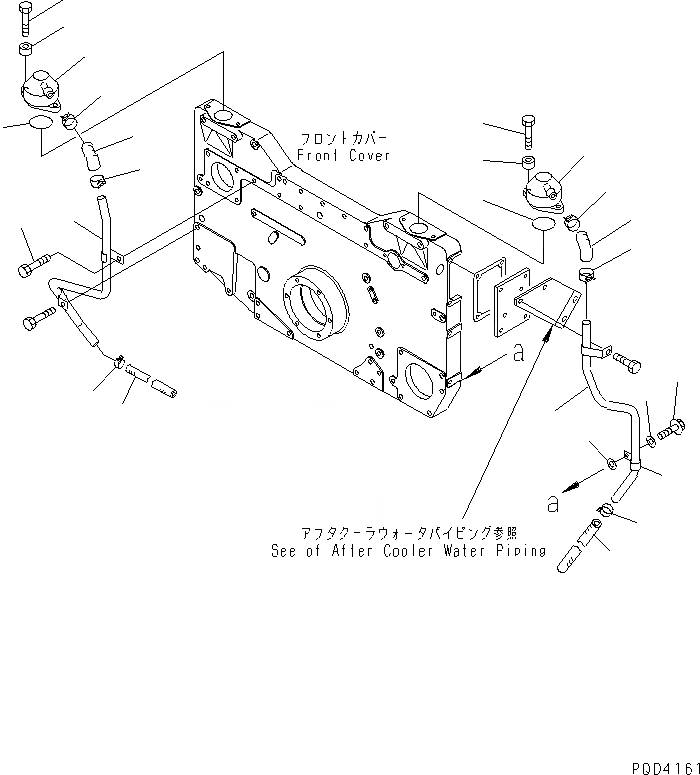 Схема запчастей Komatsu SDA12V140-1C - САПУН(№9-) ДВИГАТЕЛЬ