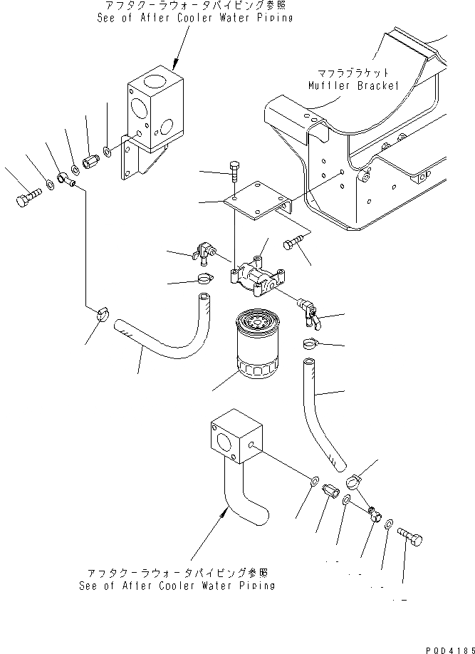 Схема запчастей Komatsu SDA12V140-1B - ДВОЙН. АНТИКОРРОЗ. ЭЛЕМЕНТ(№797-9) ДВИГАТЕЛЬ