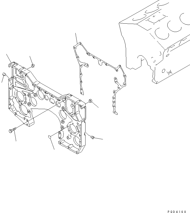 Схема запчастей Komatsu SDA12V140-1B-A - КОРПУС ШЕСТЕРЕНН. ПЕРЕДАЧИ(№797-88) ДВИГАТЕЛЬ