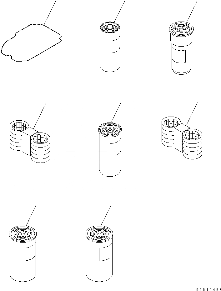 Схема запчастей Komatsu SDA12V140E-1D-DH - ЗАП. ЧАСТИ(№-) ДВИГАТЕЛЬ