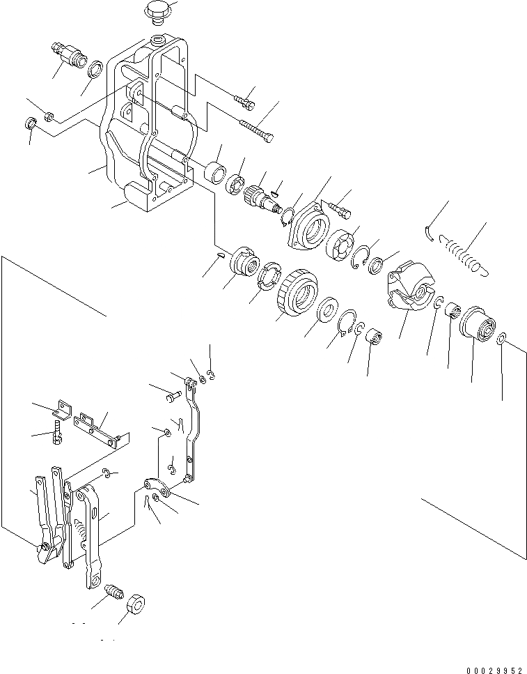 Схема запчастей Komatsu SDA6D140E-2E-9 - ТОПЛ. НАСОС (РЕГУЛЯТОР) (/) (МОРОЗОУСТОЙЧИВ. СПЕЦИФИКАЦИЯ) (ВНУТР. ЧАСТИ)(№-) ДВИГАТЕЛЬ