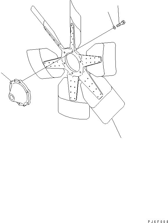 Схема запчастей Komatsu SDA6D140E-2E-9 - ВЕНТИЛЯТОР ОХЛАЖДЕНИЯ (МОРОЗОУСТОЙЧИВ. СПЕЦИФИКАЦИЯ)(№-) ДВИГАТЕЛЬ