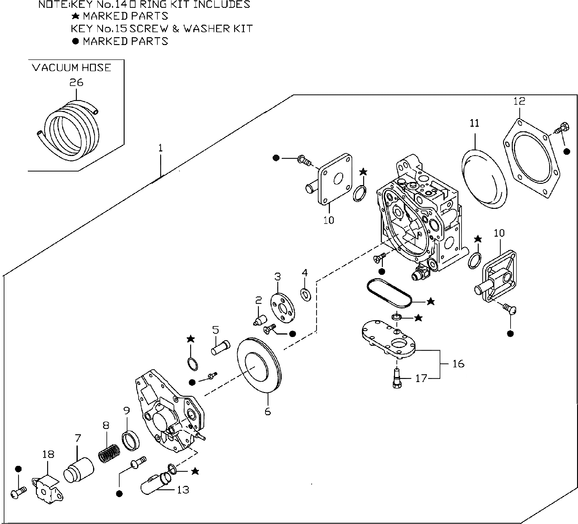 Схема запчастей Komatsu TB45-1 - VAPORIZER (/) (GY9¤9¤9¤9) ДВИГАТЕЛЬ