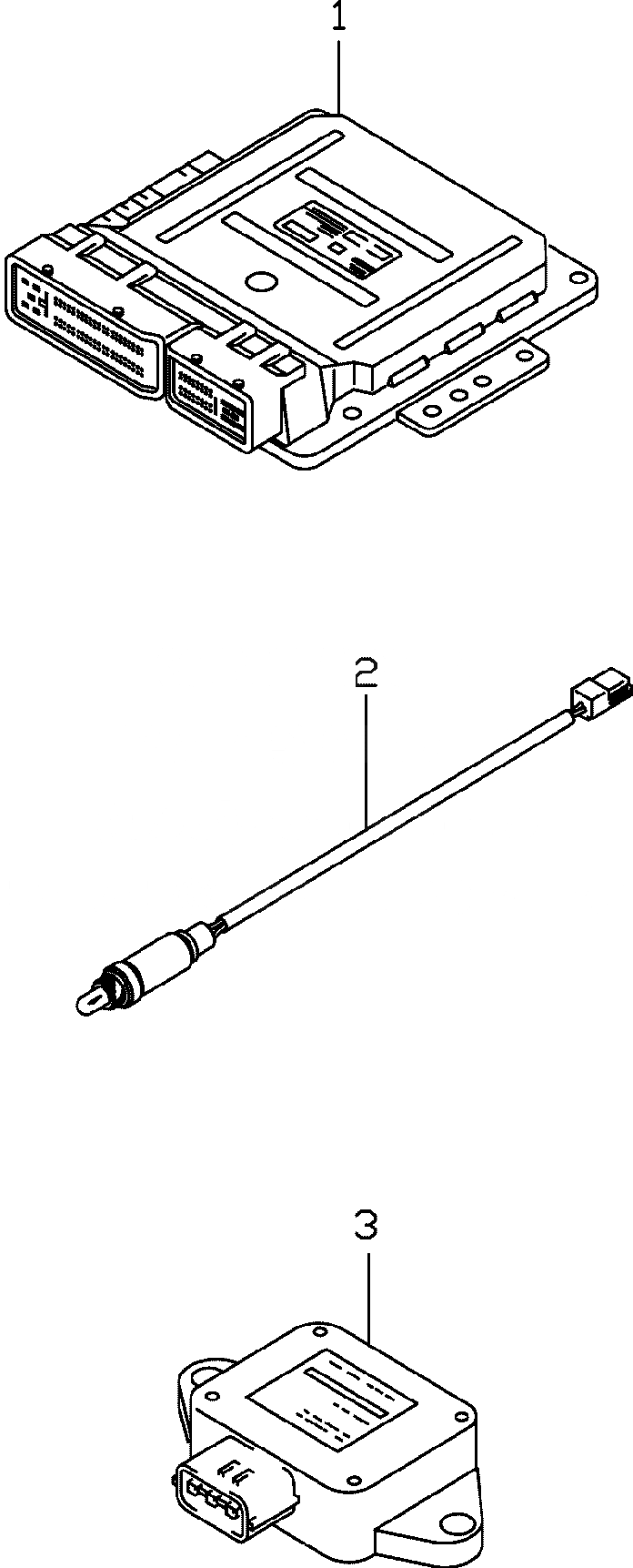 Схема запчастей Komatsu TB45-1 - УПРАВЛ-Е ДВИГАТЕЛЕМ MODULE ДВИГАТЕЛЬ